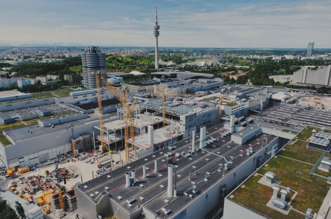 Work in progress: Neubau Karosseriebau München